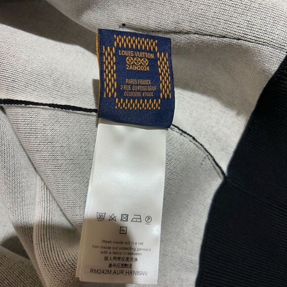 Men’s Louis Vuitton graphic intarsia zip front hoodie four XL limited edition - Picture 15 of 16